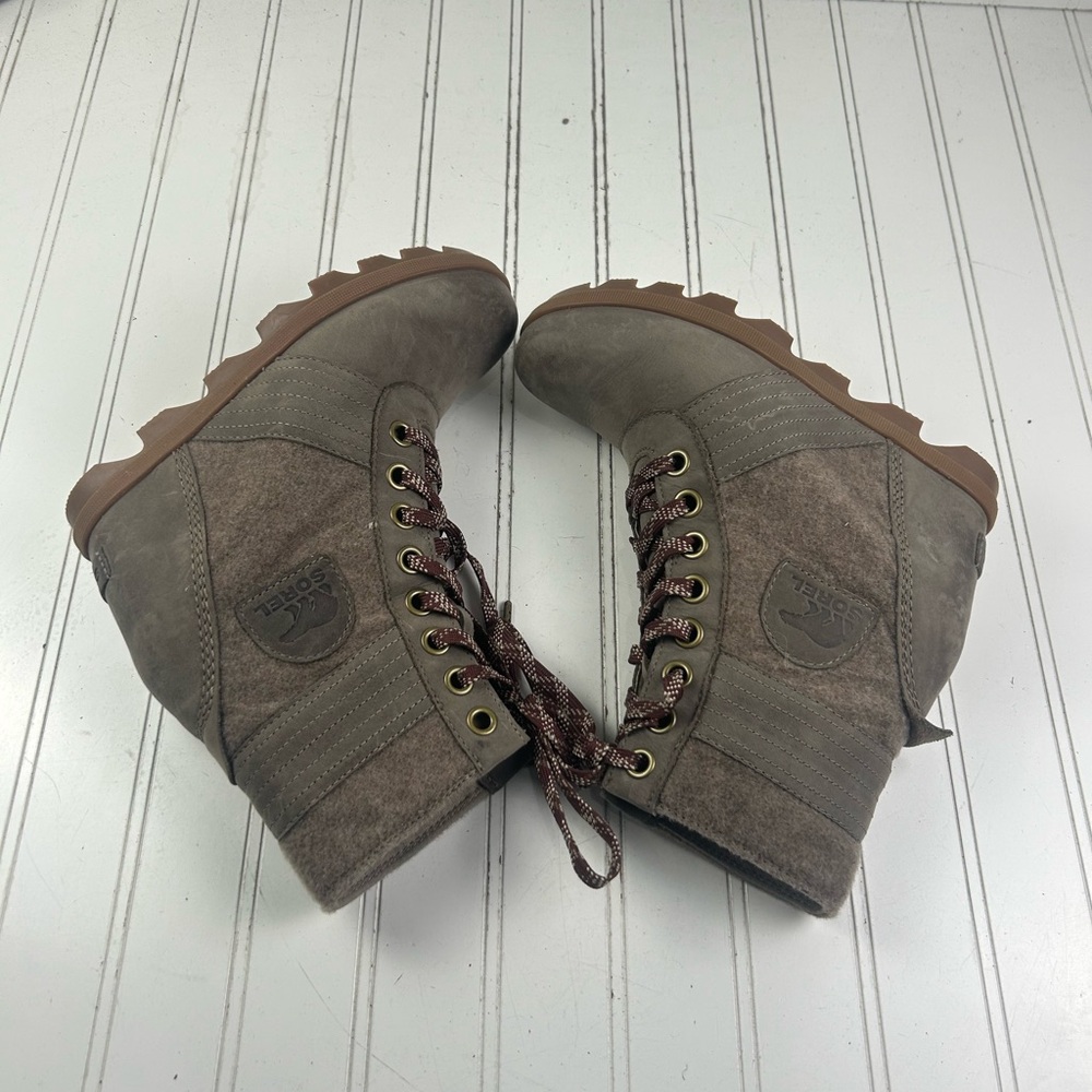 Sorel Lexie Internal Wedge Winter Ankle Boots Women's Size 7 - Picture 4 of 11